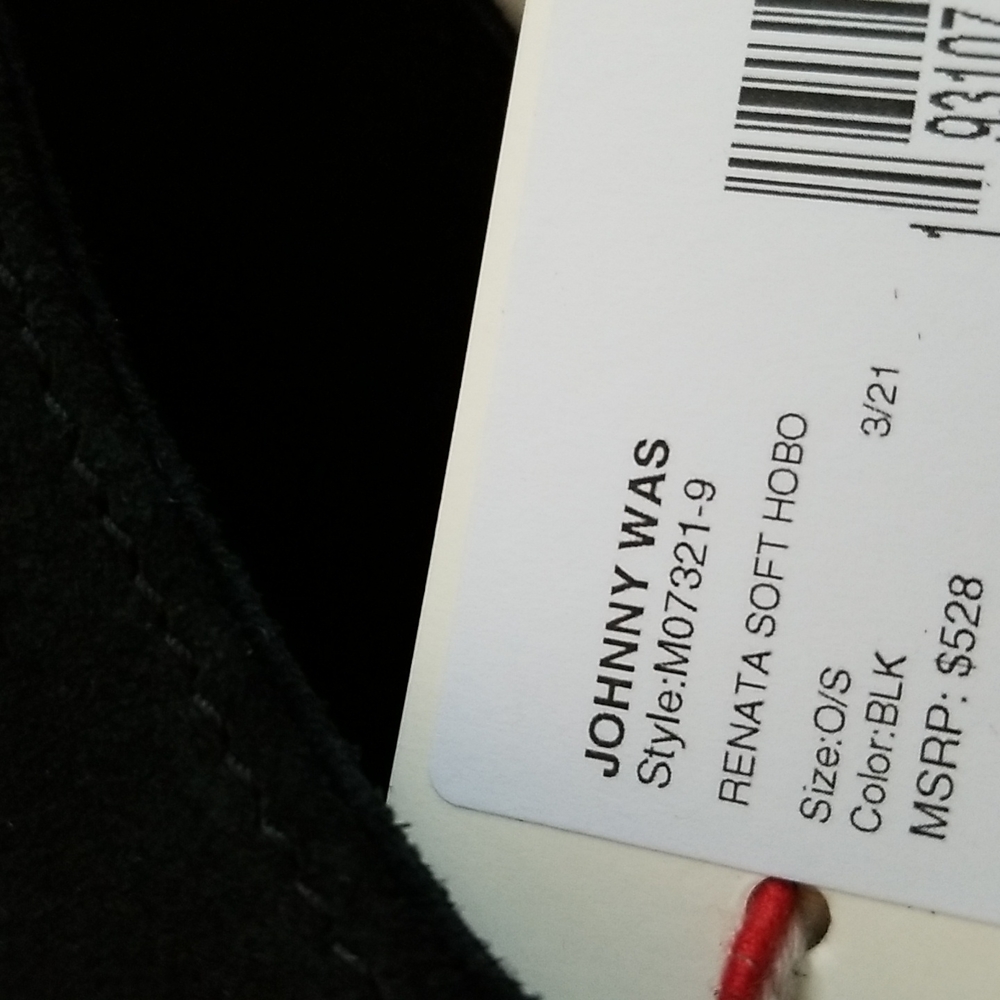 New Johnny Was Renata Soft Hobo Bag - Picture 15 of 15